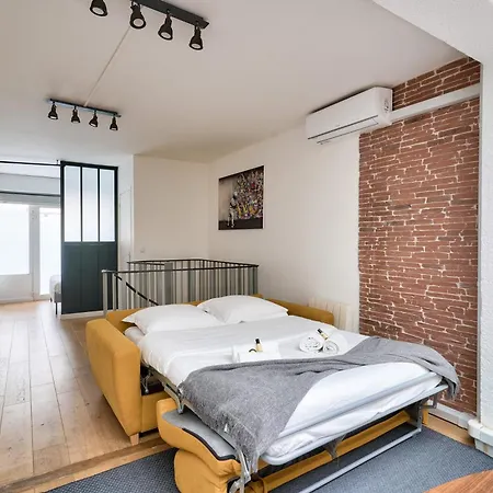 Superbe Loft Avec Patio - Tour Eiffel Appartamento